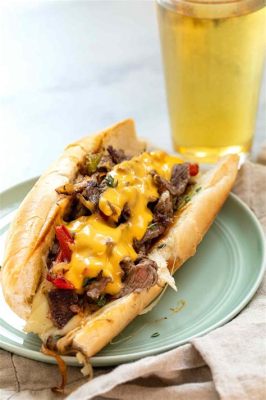  Philadelphia Cheesesteak - En krispig och saftig sammansättning av nötkött, ost och bröd!